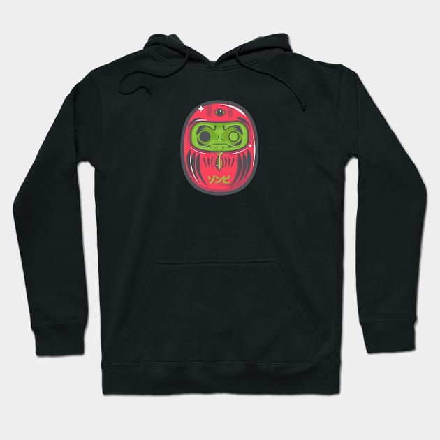 Daruma Doll Hoodie by Yamabushi's Kawaii Store